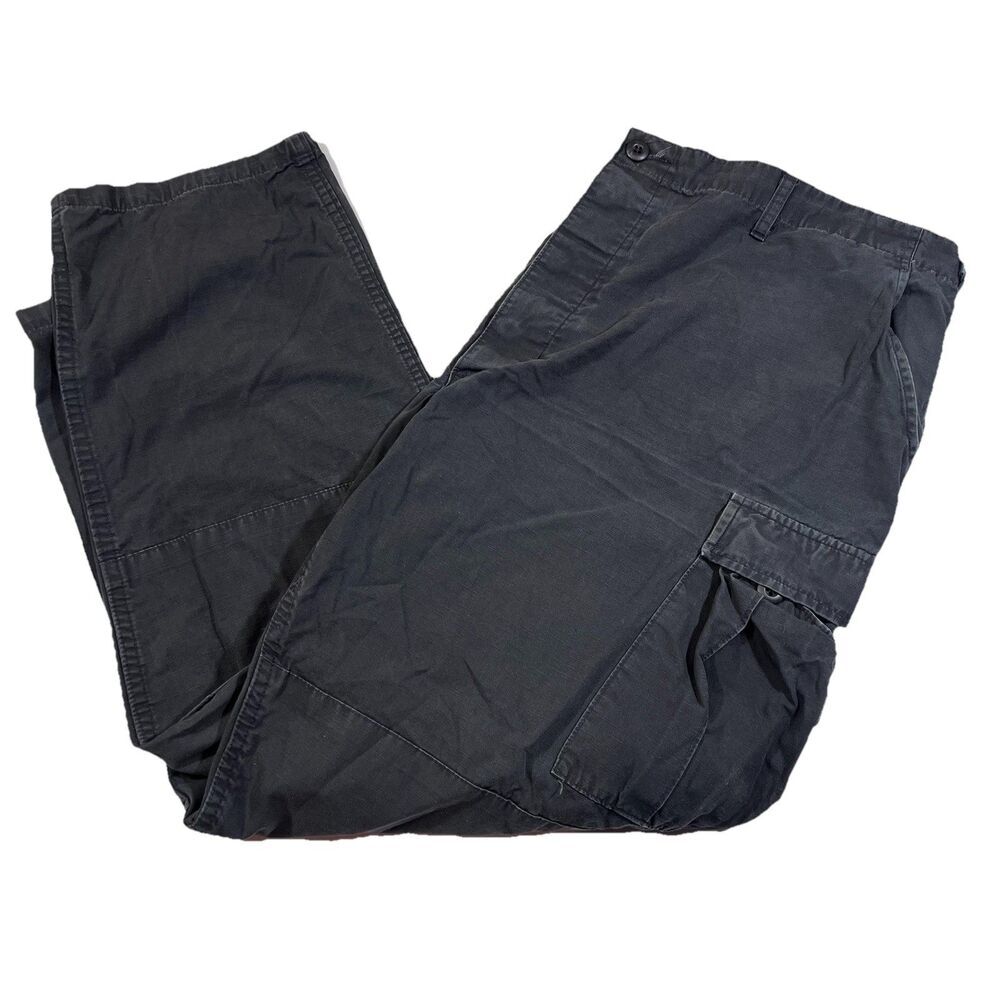 Propper Tactical Cargo Pants Black Ripstop Military Utility Workwear Men's 2XL
